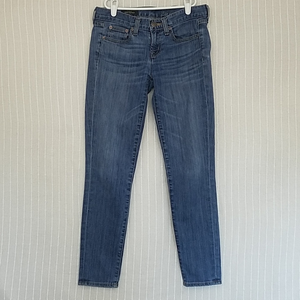 J. Crew Toothpick Ankle Jeans